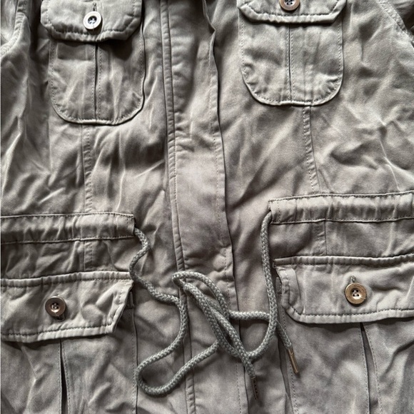 Forever 21 Olive Green Military Jacket - Picture 2 of 6